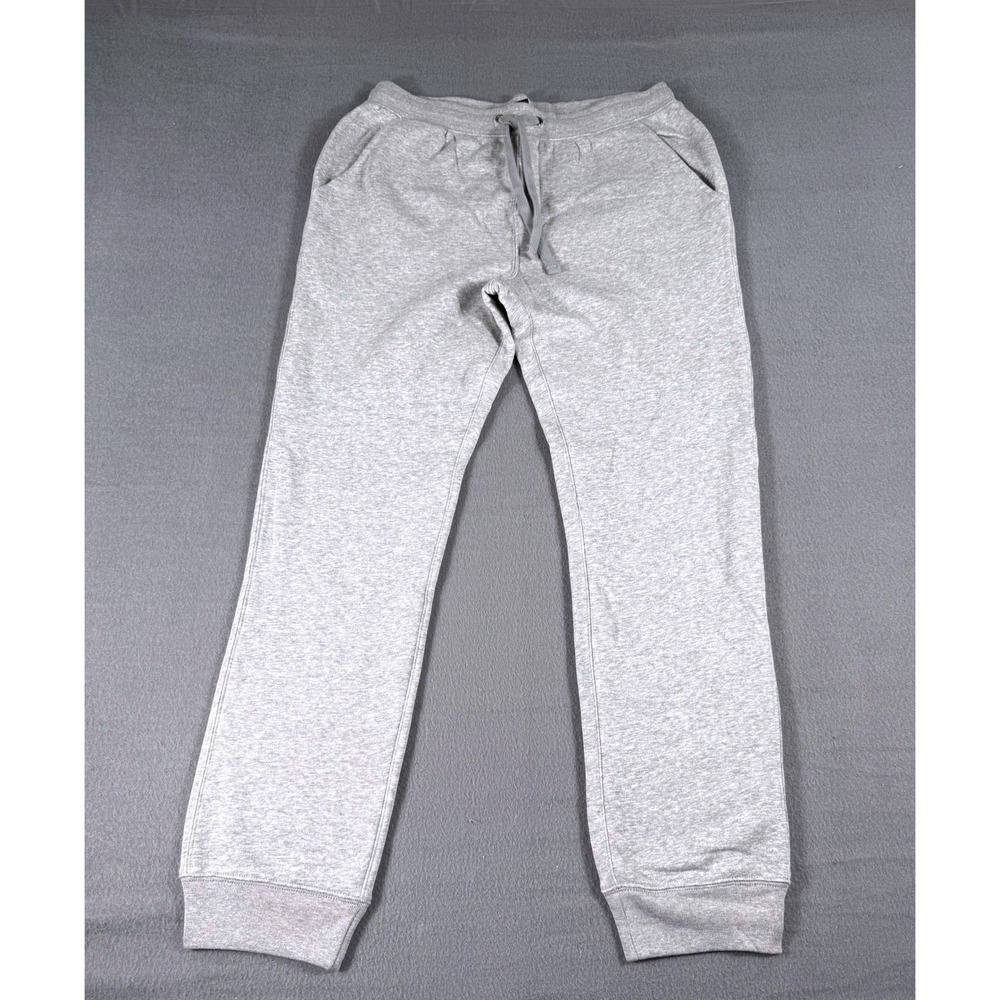 Gap Modern Slim Fleece Jogger Sweatpants Men M Gray Drawstring Casual Athleisure